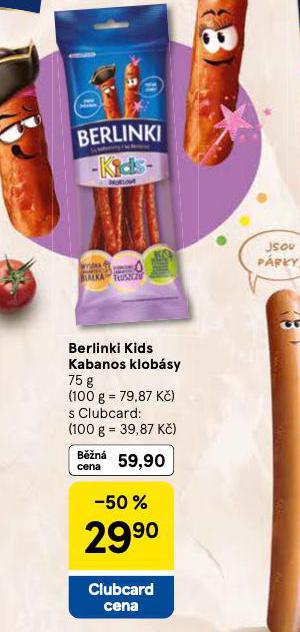 BERLINKI KIDS KABANOS KLOB�SKY