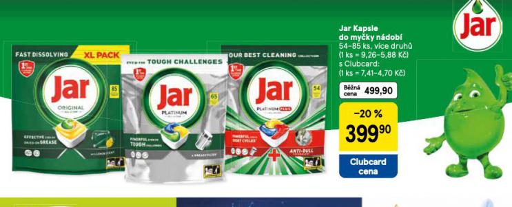 JAR KAPSLE DO MYČKY
