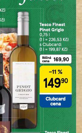 TESCO FONEST PINOT GRIGIO