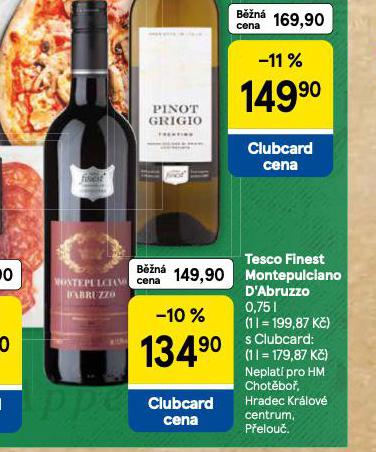 TESCO FINEST MONTEPULCIANO D�ABRUZZO