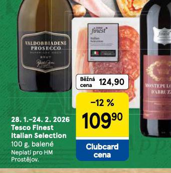 TESCO FINEST ITALIAN SELECTION