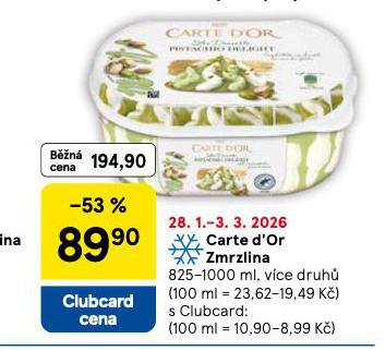ZMRZLINA CARTE D�OR