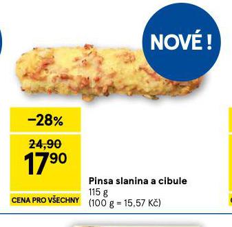 PINSA SLANINA A CIBULE