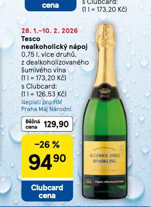 TESCO NEALKOHOLICK� N�POJ