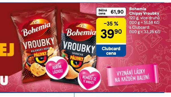 BOHEMIA CHIPSY VROUBKY