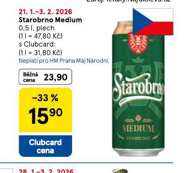 PIVO STAROBRNO MEDIUM