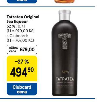 TATRATEA ORIGINAL TEA LIQUEUR