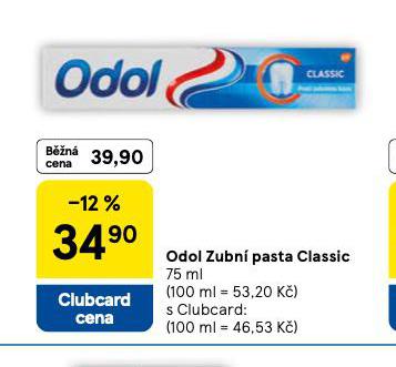 ODOL ZUBN� PASTA CLASSIC