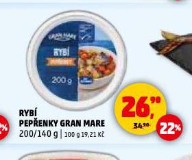 RYB� PEP�ENKY GRAN MARE