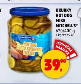 OKURKY HOT DOG MIKE MITCHELL'S