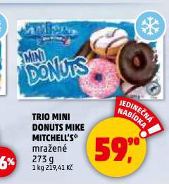 TRIO MINI DONUTS MIKE MITCHELL'S