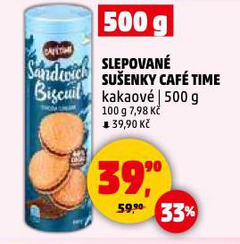 SLEPOVAN� SU�ENKY CAF� TIME