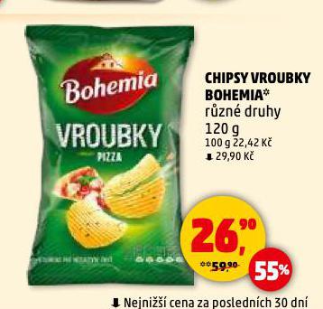 CHIPSY VROUBKY BOHEMIA