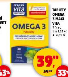 TABLETY OMEGA 3 MAXI VITA