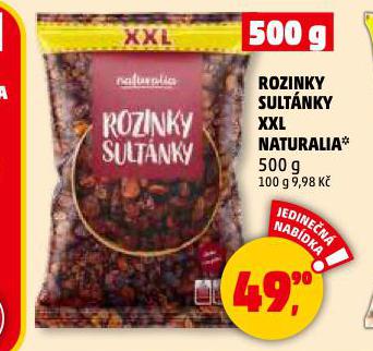 ROZINKY SULT�NKY NATURALIA