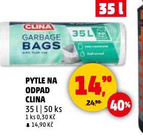 CLINA PYTLE NA ODPAD