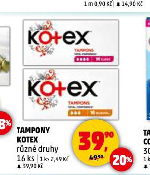 TAMPONY KOTEX