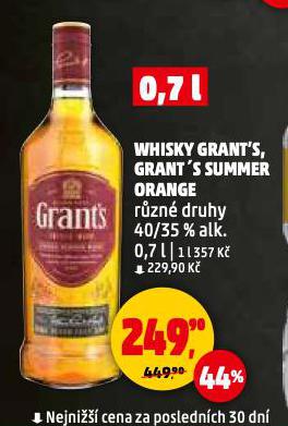WHISKY GRANT'S SUMMER ORANGE