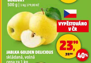 JABLKA GOLDEN DELICIOUS