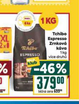 TCHIBO ESPRESSO ZRNKOV� K�VA