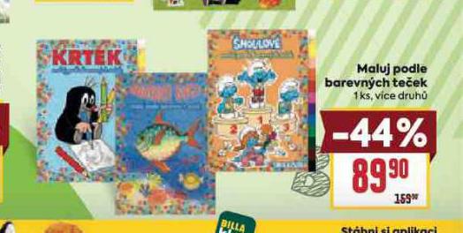 MALUJ PODLE BAREVN�CH TE�EK