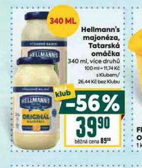 HELLMANN�S TATARSK� OM��KA, MAJON�ZA