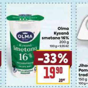 OLMA KYSAN� SMETANA 16%