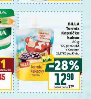 BILLA TERMIX KAPSI�KA KAKAO