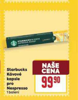 STARBUCKS K�VOV� KAPSLE PRO NESPRESSO