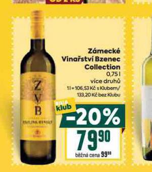 Z�MECK� VINA�STV� BZENEC COLLECTION