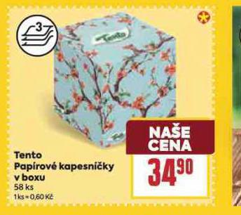 TENTO PAP�ROV� KAPESN�KY
