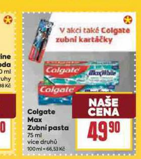 COLGATE MAX ZUBN� PASTA