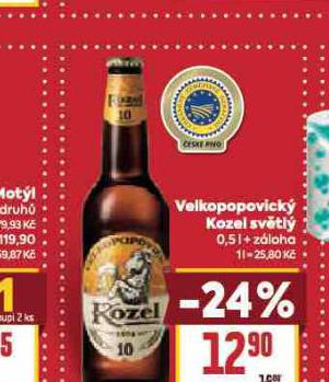 PIVO VELKOPOPOVICK� KOZEL 10