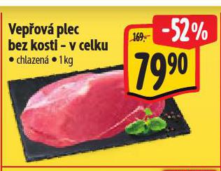 VEPŘOVÁ PLEC BEZ KOSTI