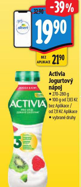 ACTIVIA JOGURTOVÝ NÁPOJ