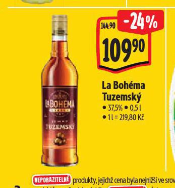 LA BOHÉMA TUZEMSKÝ