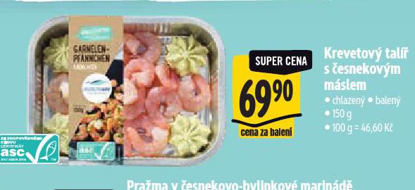 KREVETOV� TAL�� S �ESNEKOV�M M�SLEM