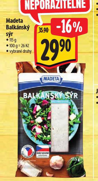 MADETA BALK�NSK� S�R