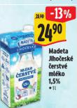 MADETA JIHOČESKÉ ČERSTVÉ MLÉKO