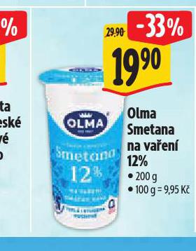 OLMA SMETANA NA VAŘENÍ