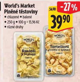 WORLD'S MARKET PLN�N� T�STOVINY