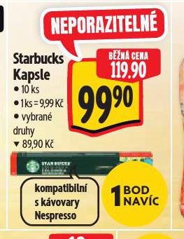 STARBUCKS K�VOV� KAPSLE
