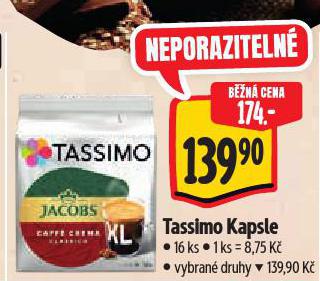 TASSIMO K�VOV� KAPSLE