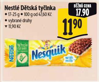NESTLÉ DĚTSKÁ TYČINKA