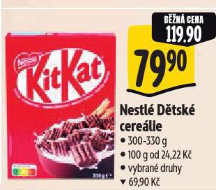NESTLÉ DĚTSKÉ CEREÁLIE