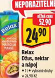 RELAX DŽUS, NEKTAR A NÁPOJ