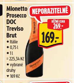 MIONETTO PROSECCO DOC TREVISO BRUT
