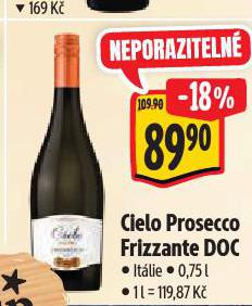 CIELO PROSECCO FRIZZANTE DOC