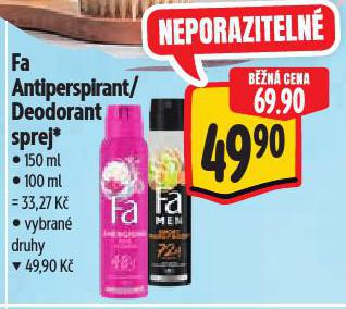 FA ANTIPERSPIRANT