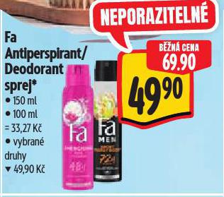 FA DEODORANT SPREJ
